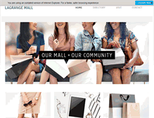 Tablet Screenshot of lagrangemall.com